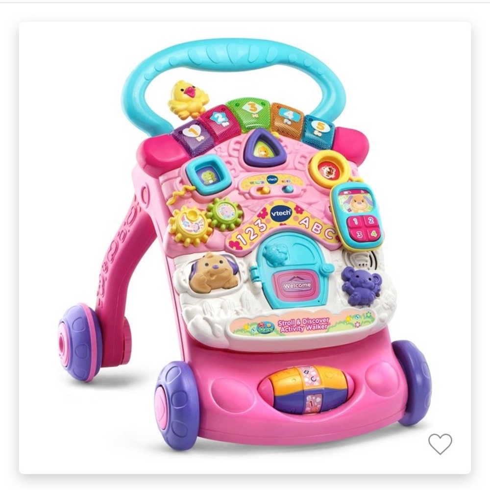 Pink & Blue Stroll & Discover Activity Walker for Toddlers